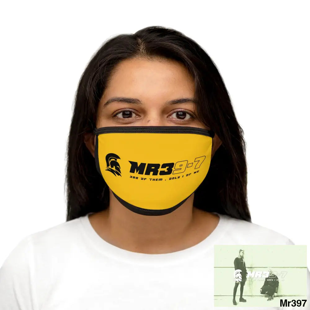 MR39 Mixed-Fabric Face Mask One size Accessories