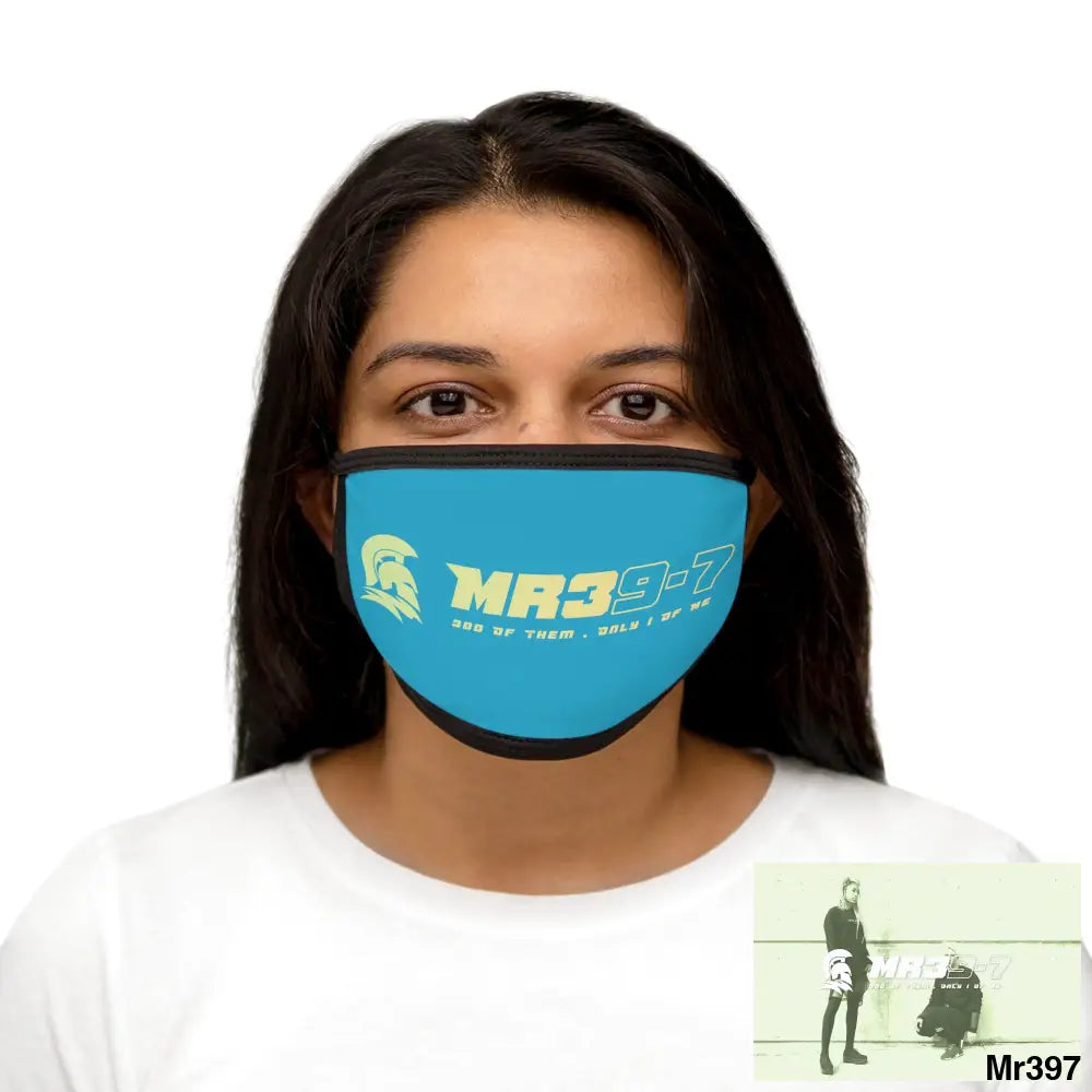 MR39 Mixed-Fabric Face Mask One size Accessories