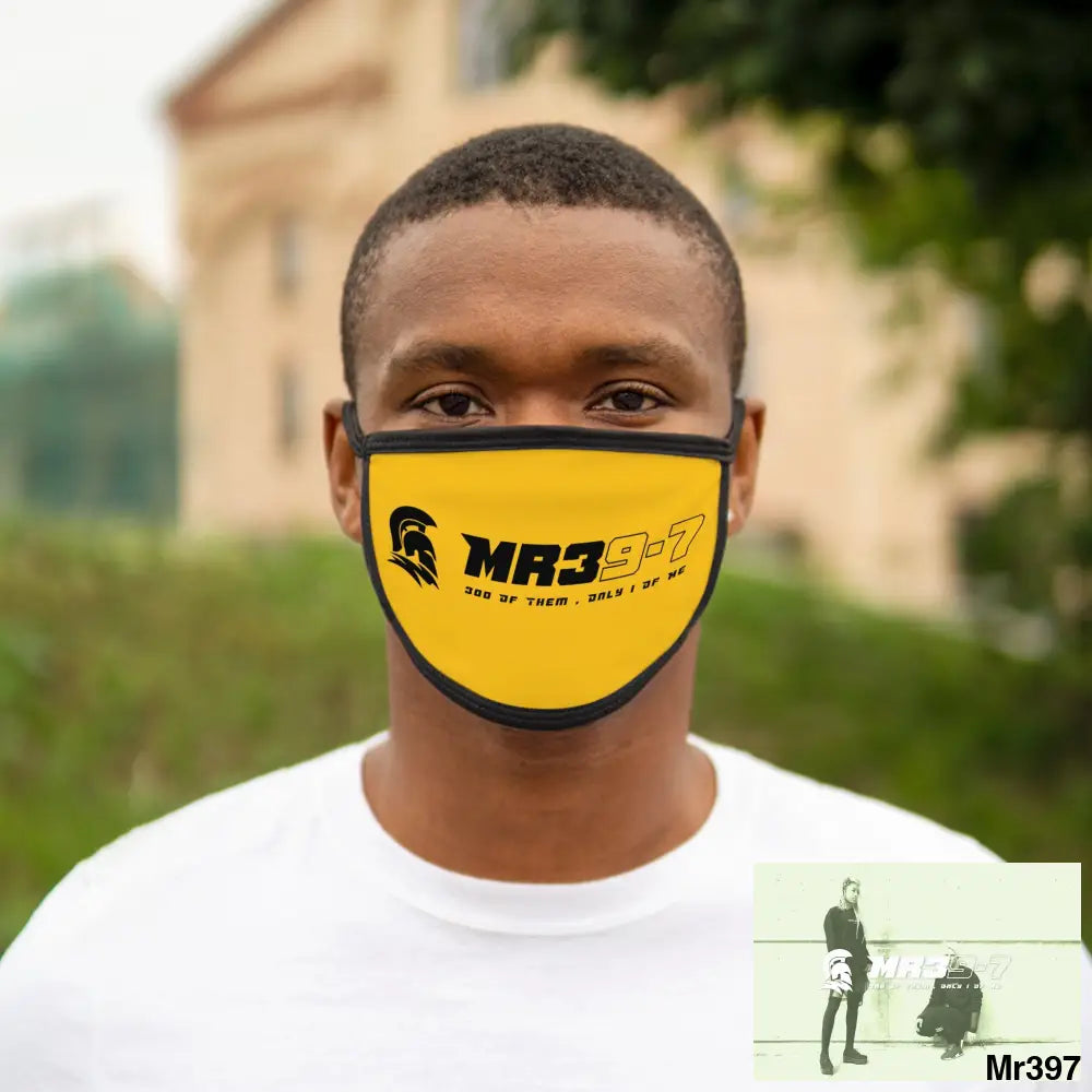 MR39 Mixed-Fabric Face Mask One size Accessories