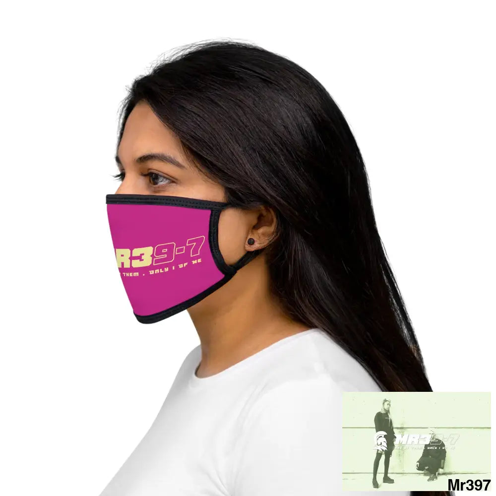 MR39 Mixed-Fabric Face Mask One size Accessories