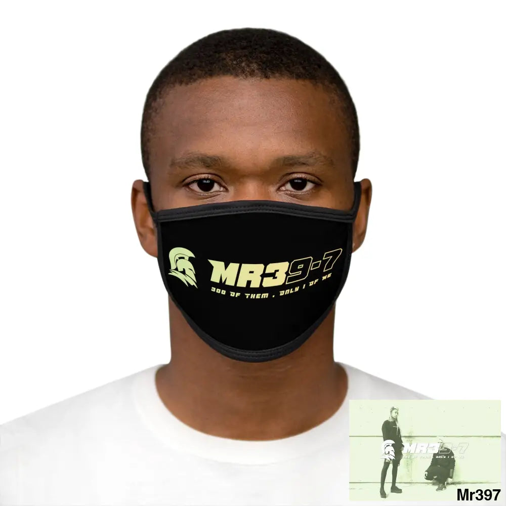 MR39 Mixed-Fabric Face Mask One size Accessories