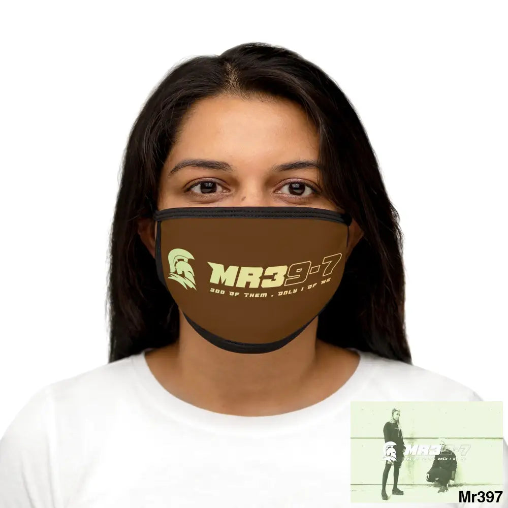 MR39 Mixed-Fabric Face Mask One size Accessories