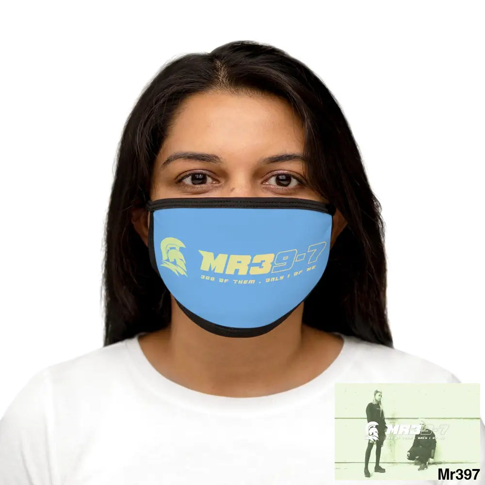 MR39 Mixed-Fabric Face Mask One size Accessories