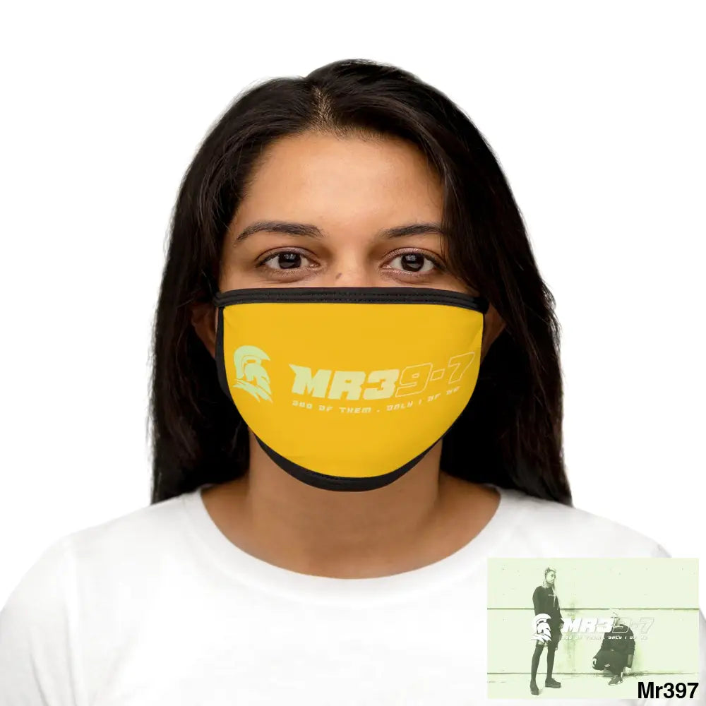MR39 Mixed-Fabric Face Mask One size Accessories