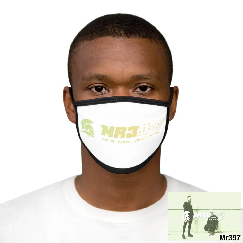 MR39 Mixed-Fabric Face Mask One size Accessories