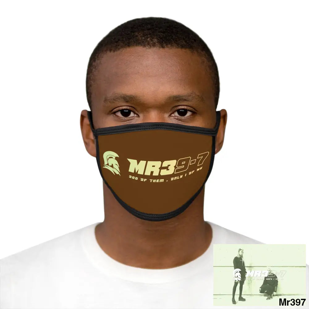 MR39 Mixed-Fabric Face Mask One size Accessories