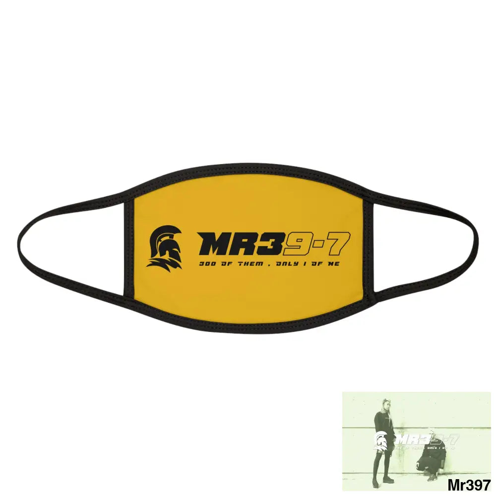 MR39 Mixed-Fabric Face Mask One size Accessories