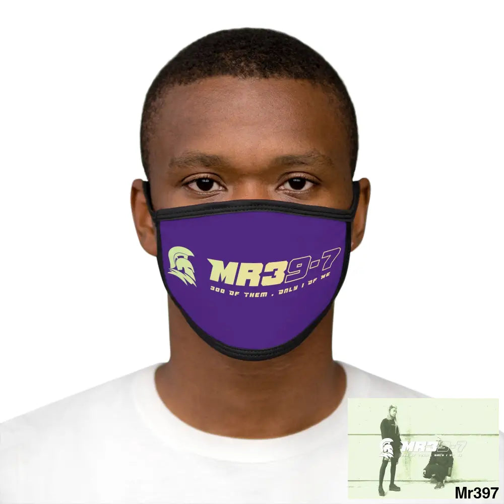 MR39 Mixed-Fabric Face Mask One size Accessories