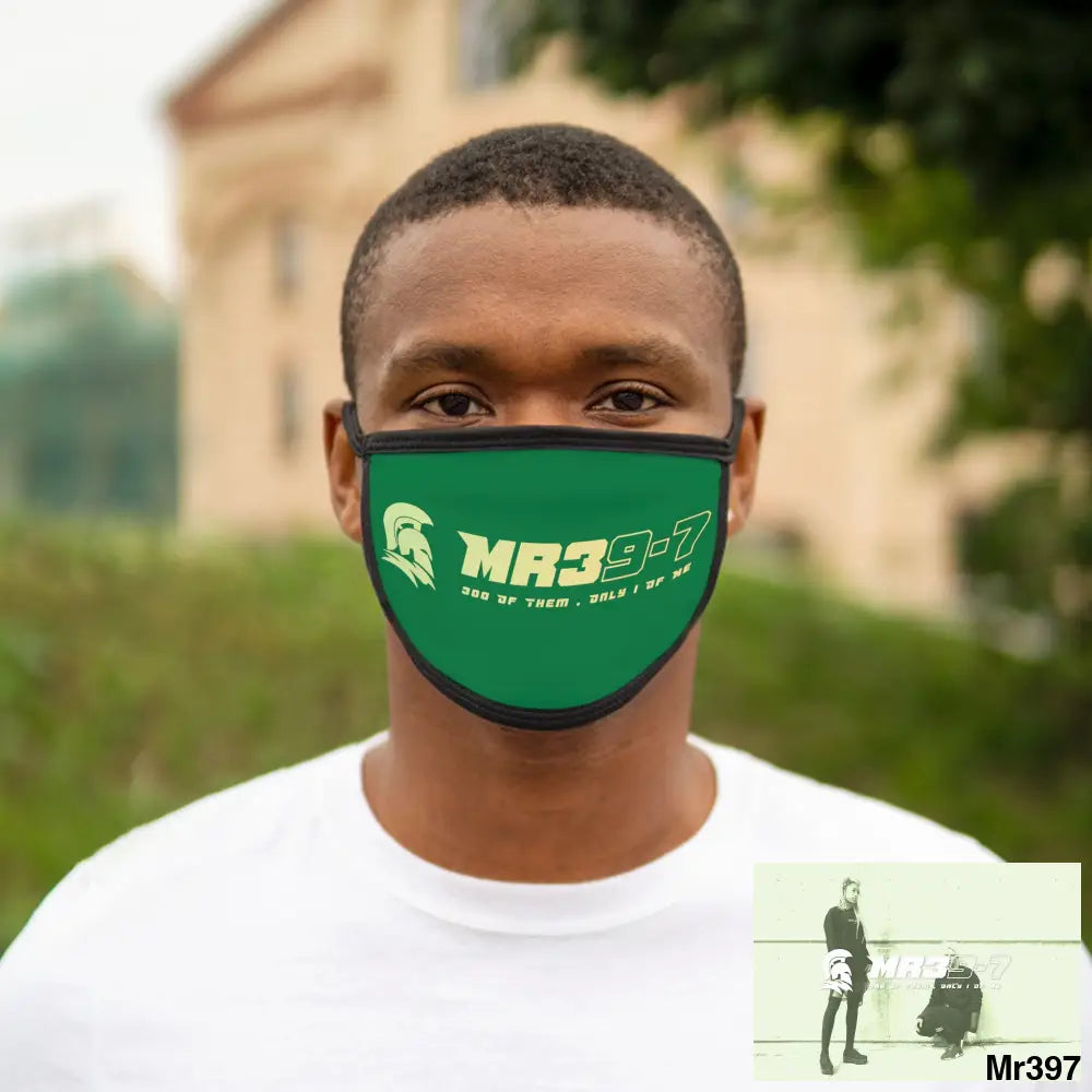MR39 Mixed-Fabric Face Mask One size Accessories