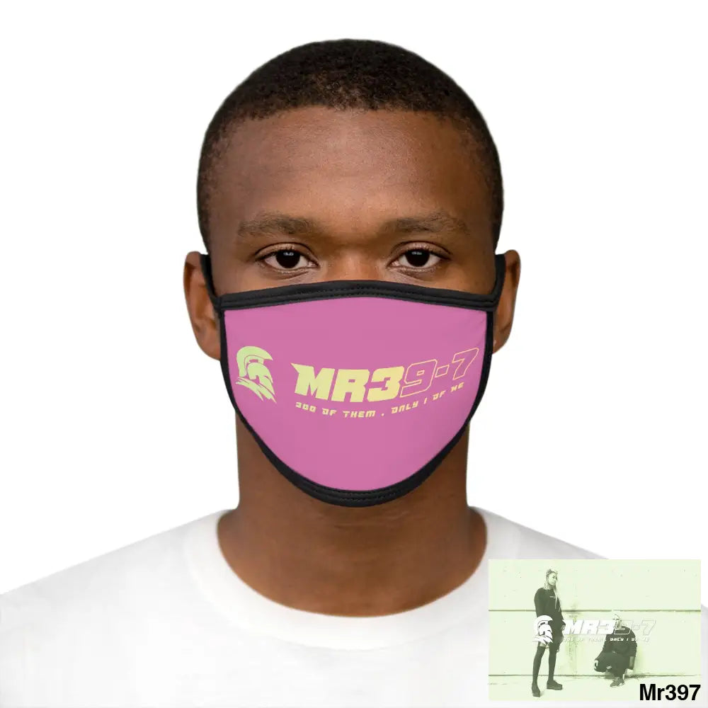 MR39 Mixed-Fabric Face Mask One size Accessories