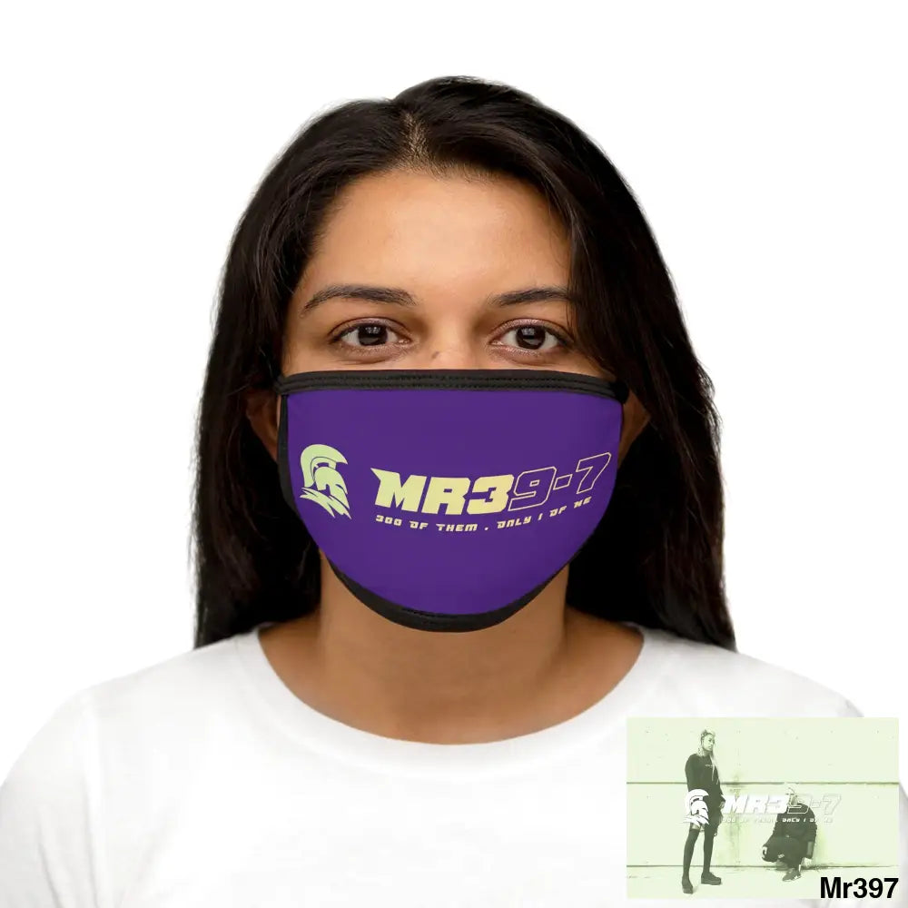 MR39 Mixed-Fabric Face Mask One size Accessories