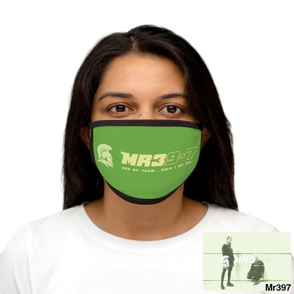 MR39 Mixed-Fabric Face Mask One size Accessories