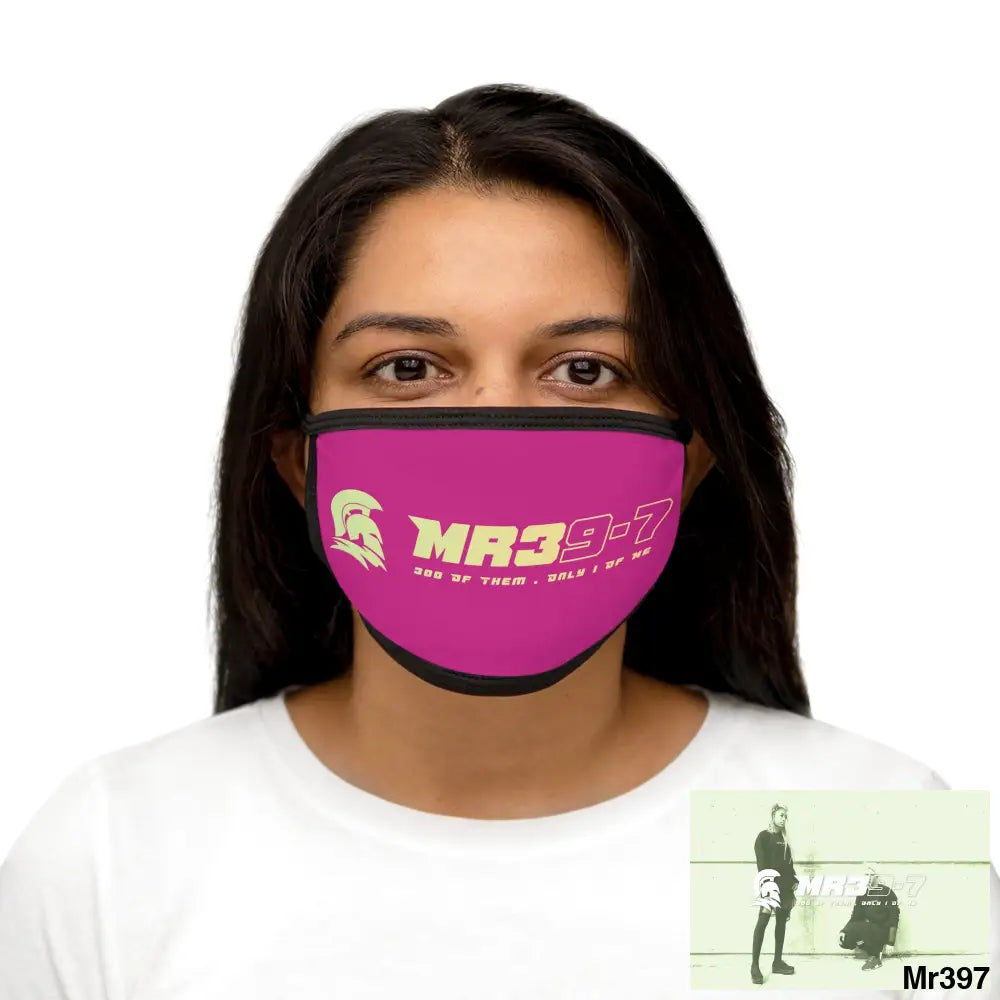 MR39 Mixed-Fabric Face Mask One size Accessories