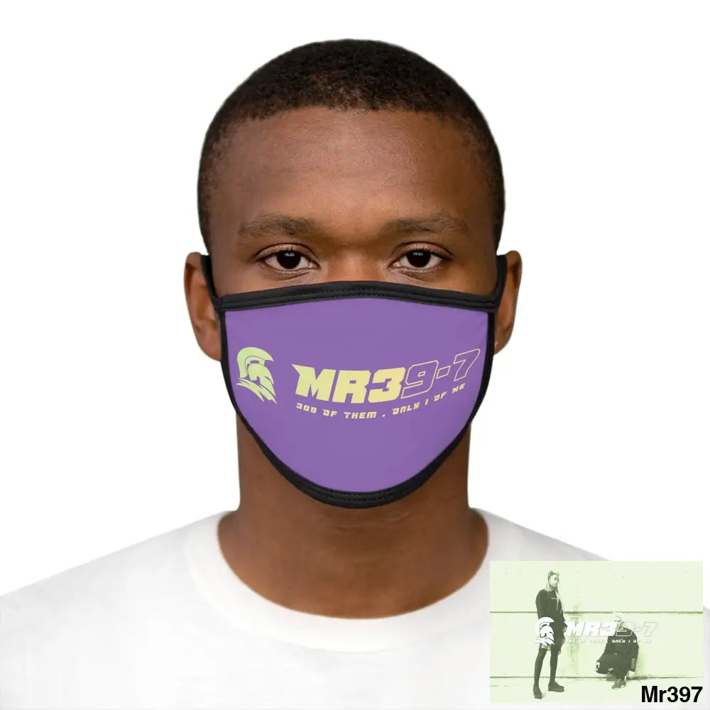 MR39 Mixed-Fabric Face Mask One size Accessories