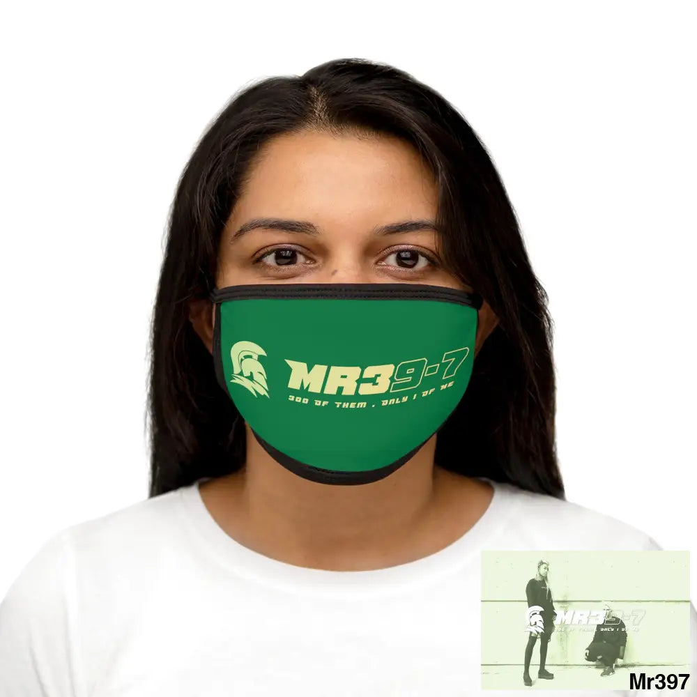 MR39 Mixed-Fabric Face Mask One size Accessories