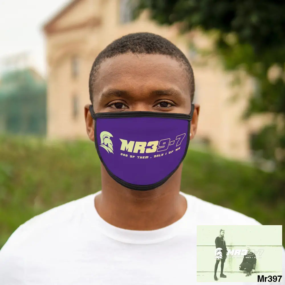 MR39 Mixed-Fabric Face Mask One size Accessories