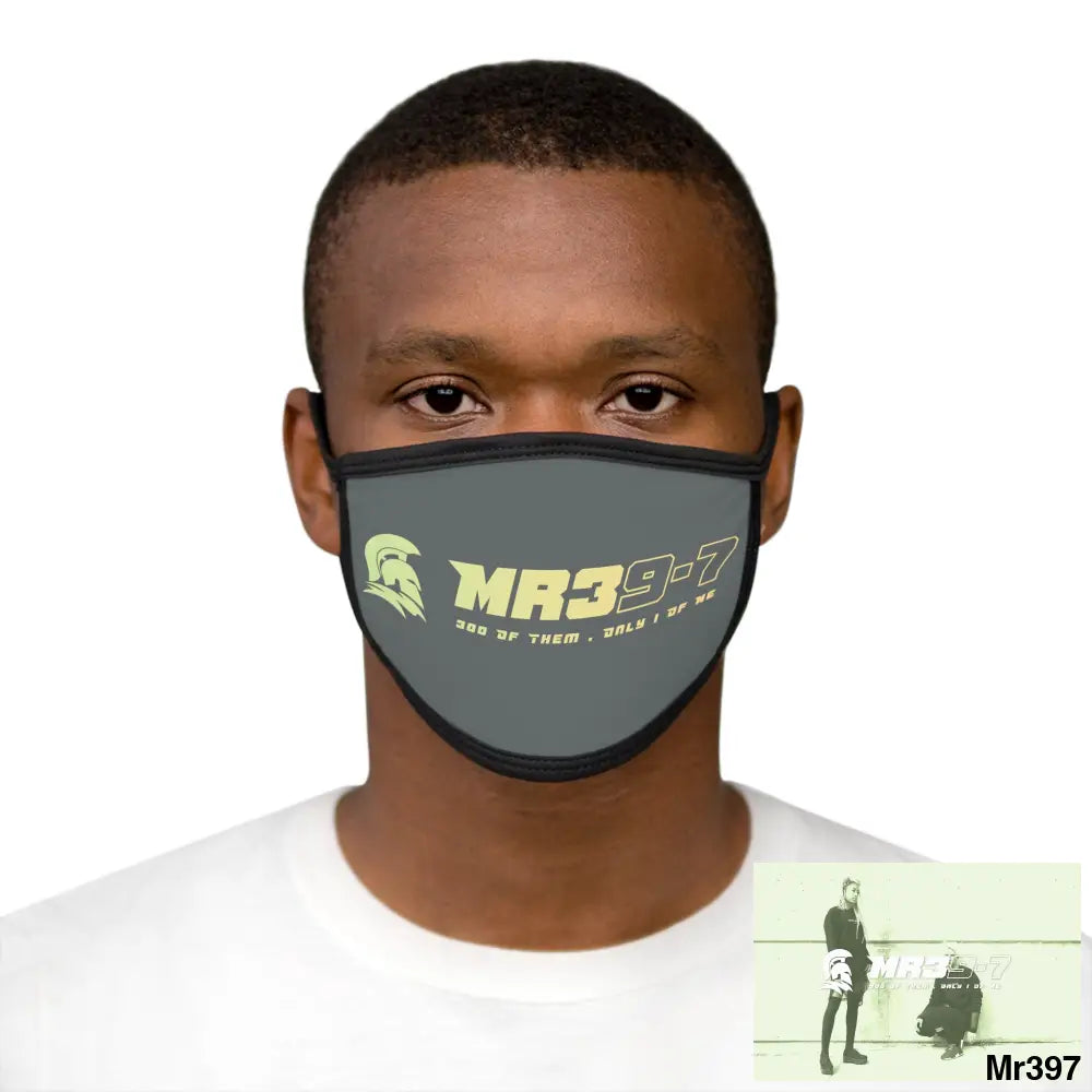 MR39 Mixed-Fabric Face Mask One size Accessories