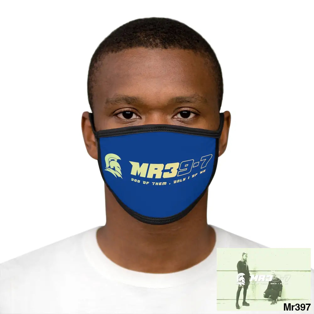 MR39 Mixed-Fabric Face Mask One size Accessories