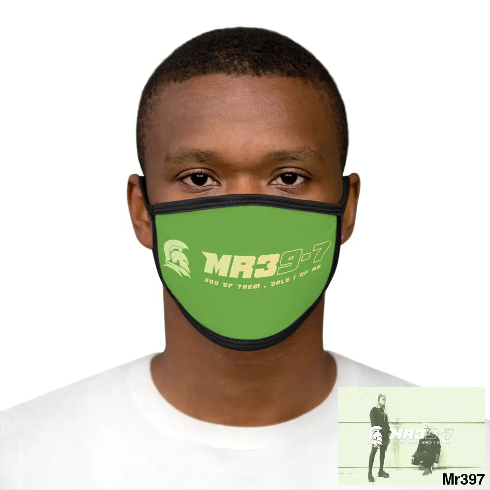 MR39 Mixed-Fabric Face Mask One size Accessories