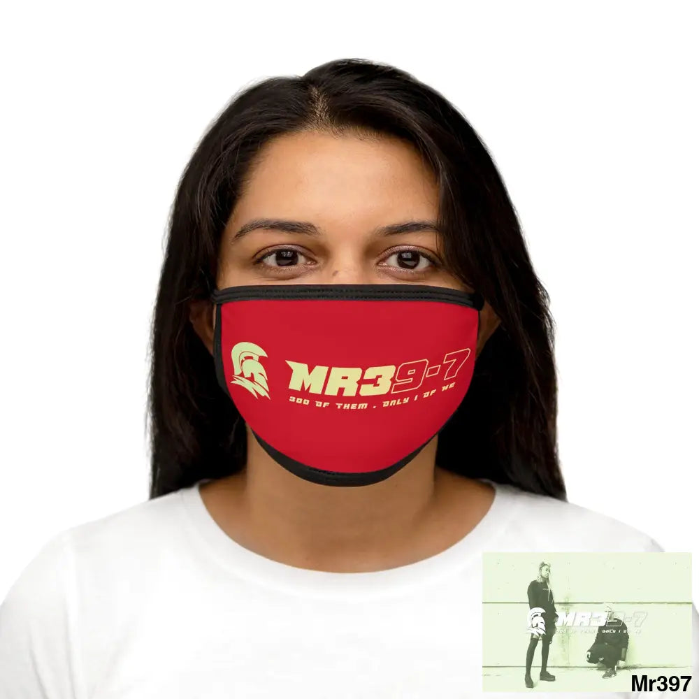 MR39 Mixed-Fabric Face Mask One size Accessories