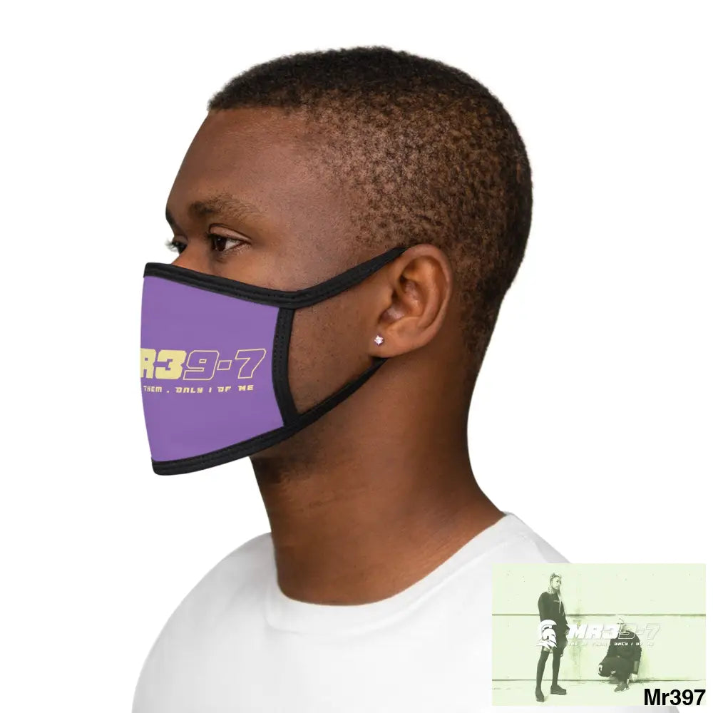 MR39 Mixed-Fabric Face Mask One size Accessories