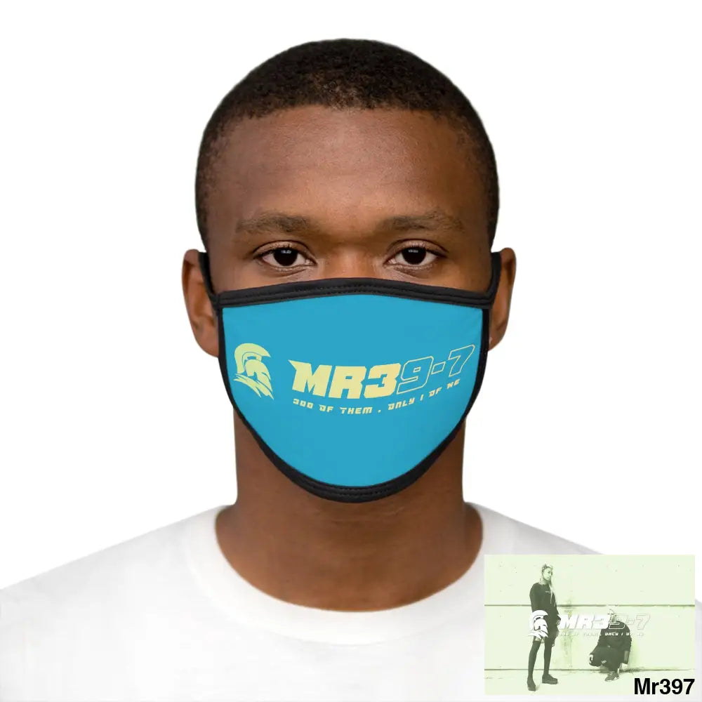MR39 Mixed-Fabric Face Mask One size Accessories