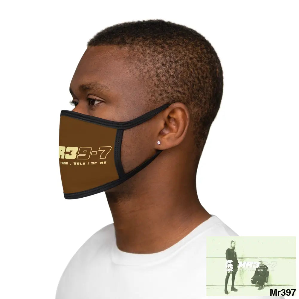 MR39 Mixed-Fabric Face Mask One size Accessories