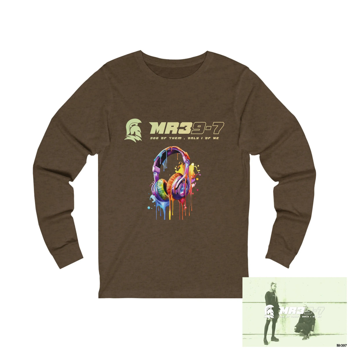 MR39 - MY Work Shrewsbury Unisex Jersey Long Sleeve Tee S / Heather Brown Long-sleeve
