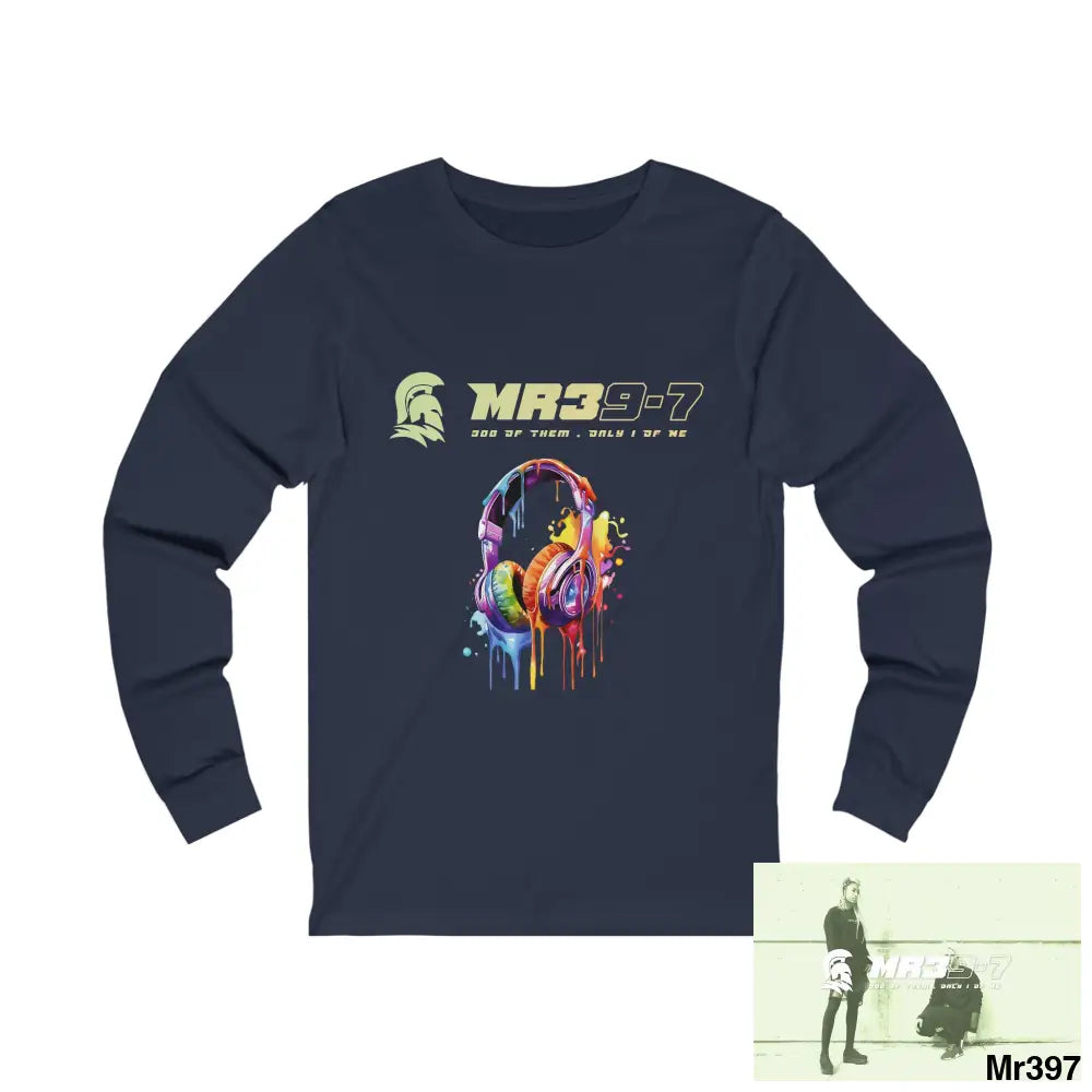 MR39 - MY Work Shrewsbury Unisex Jersey Long Sleeve Tee S / Navy Long-sleeve