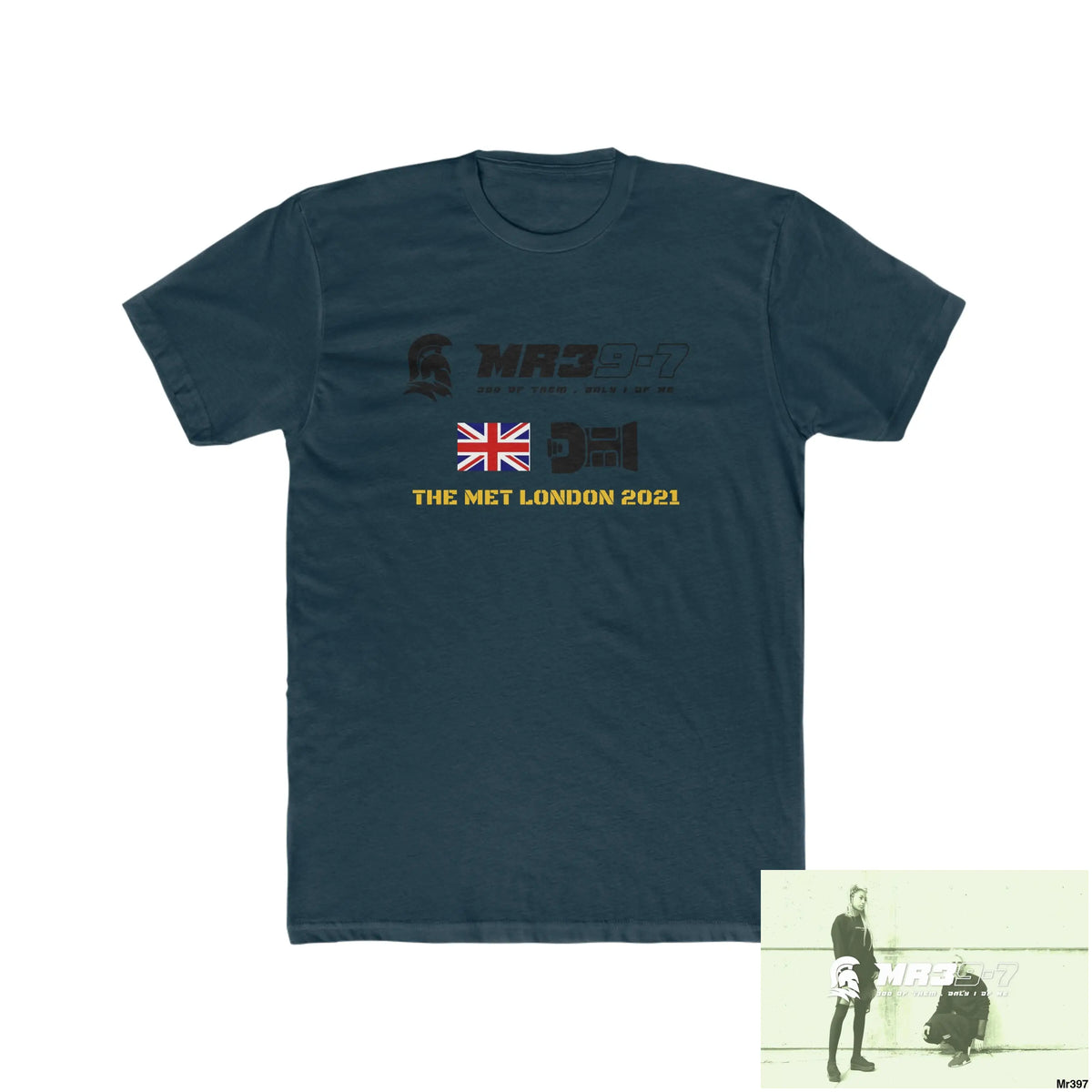 MR39 One flew over the Redwoods Centre & Fked off to London - Men’s Cotton Crew Tee Solid Midnight Navy / XS T-Shirt