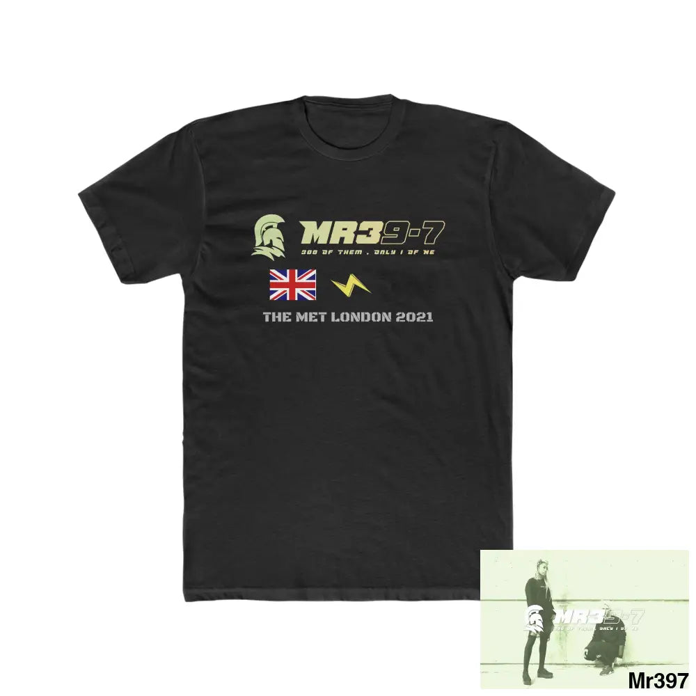 MR39 One flew over the redwoods centre - Men’s Cotton Crew Tee Solid Black / XS T-Shirt