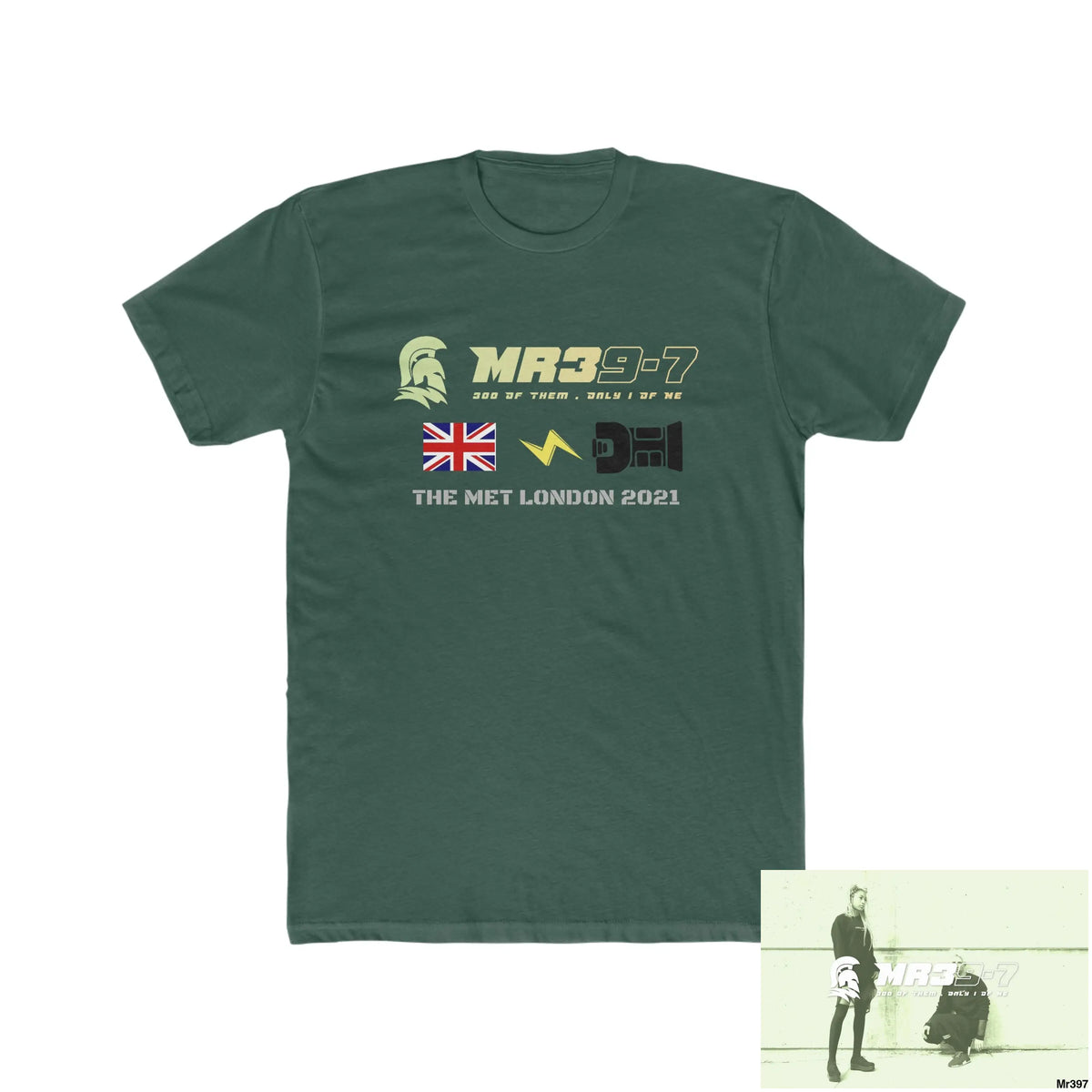 MR39 One flew over the redwoods centre - Men’s Cotton Crew Tee Solid Forest Green / S T-Shirt