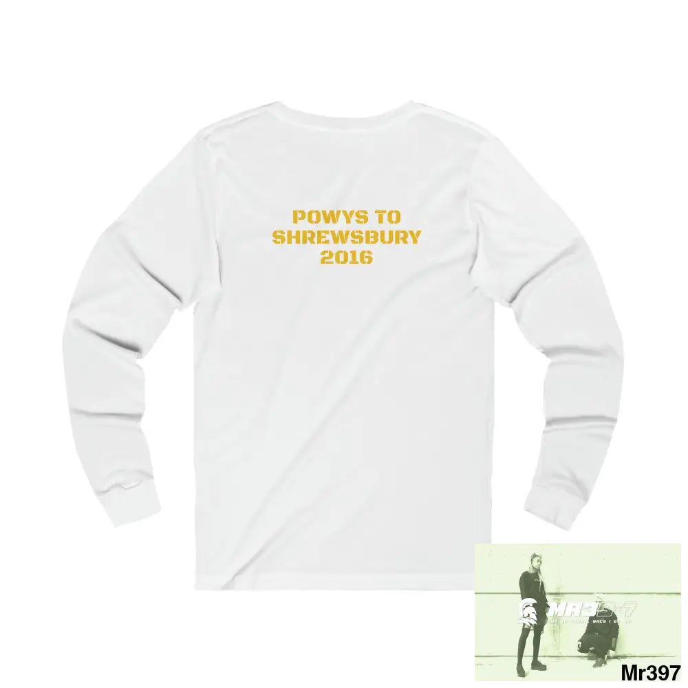 MR39 - Powys to Shrewsbury Unisex Jersey Long Sleeve Tee Long-sleeve