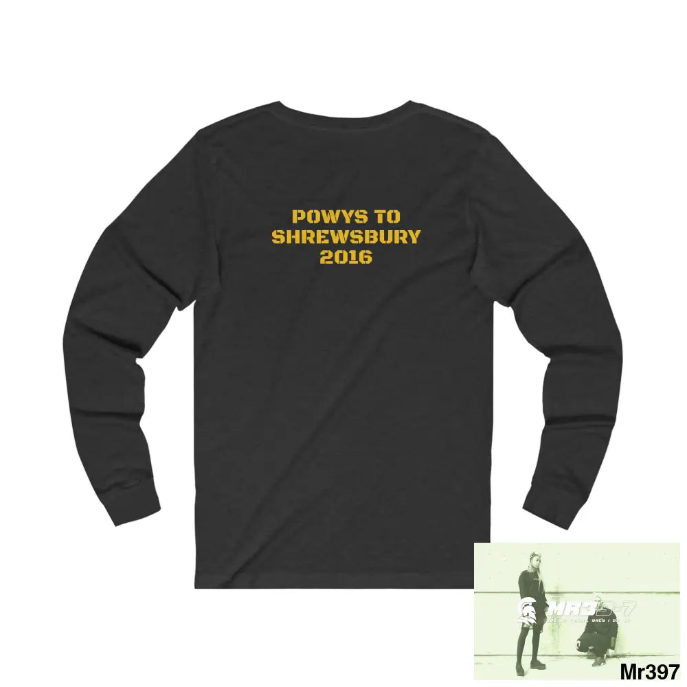 MR39 - Powys to Shrewsbury Unisex Jersey Long Sleeve Tee Long-sleeve