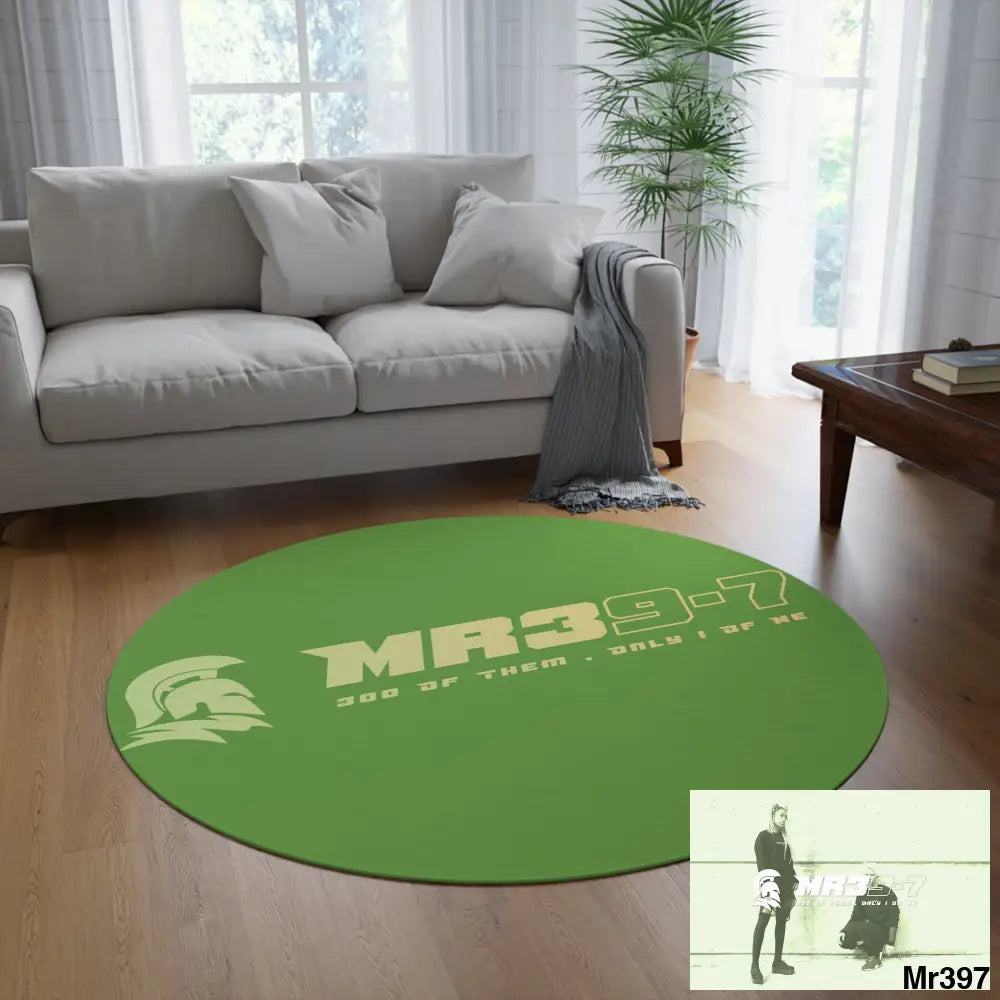 MR39 Round Rug 60’’ × 60’’ Home Decor