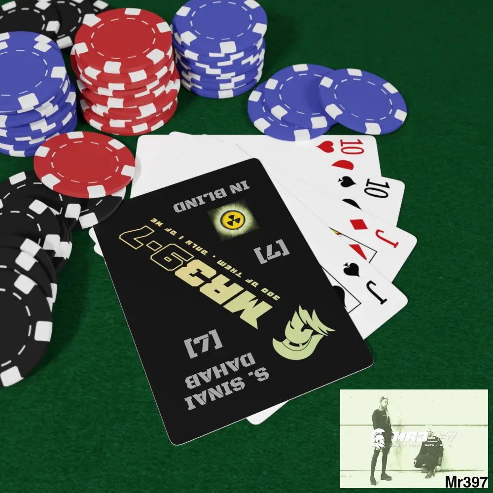 MR39 S.Sinai Dahab Ltd Edition Custom Poker Cards 2.47’’ x 3.47’’ / White / Semi Glossy Paper products