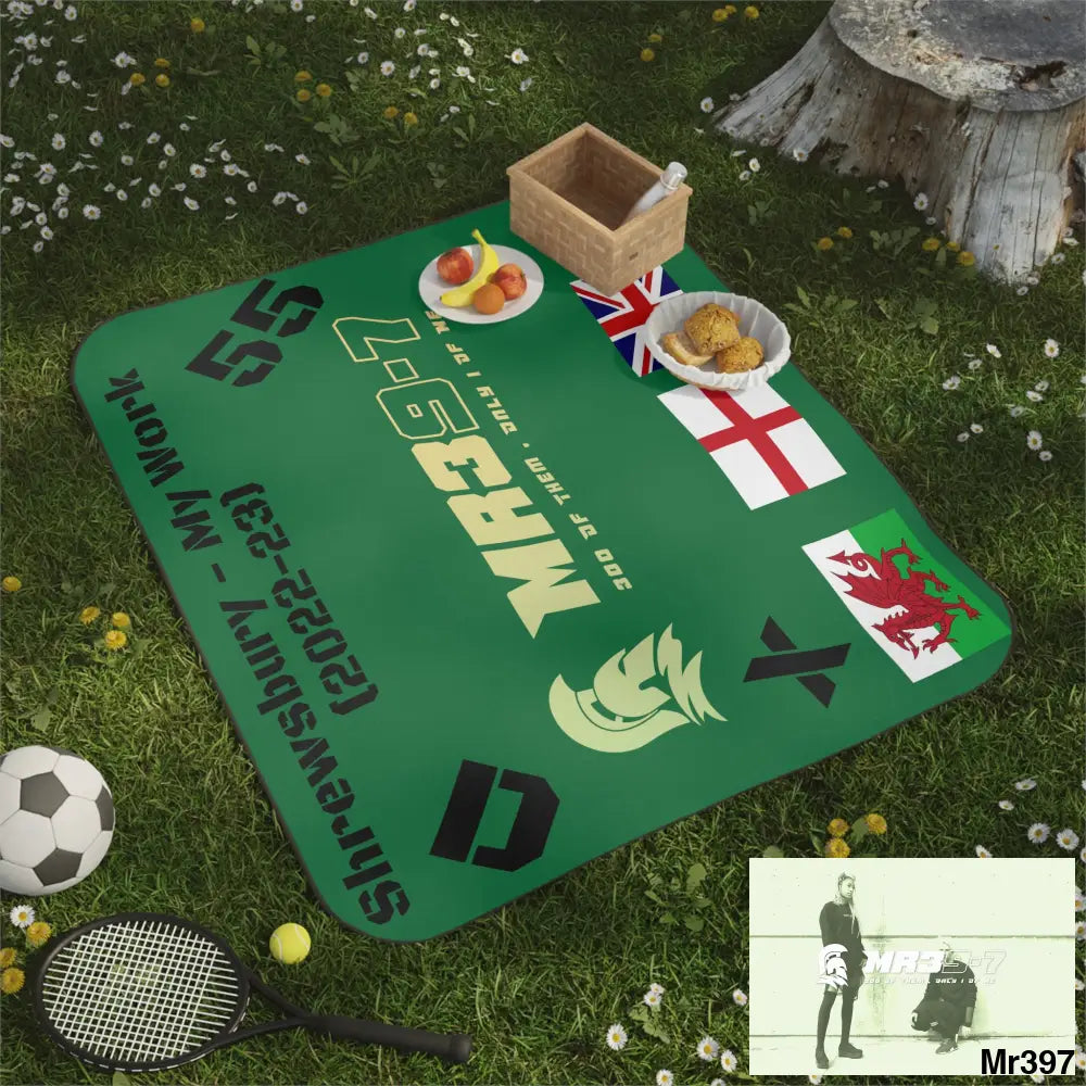 MR39 Shrewsbury Picnic Blanket 61’’ × 51’’ Home Decor