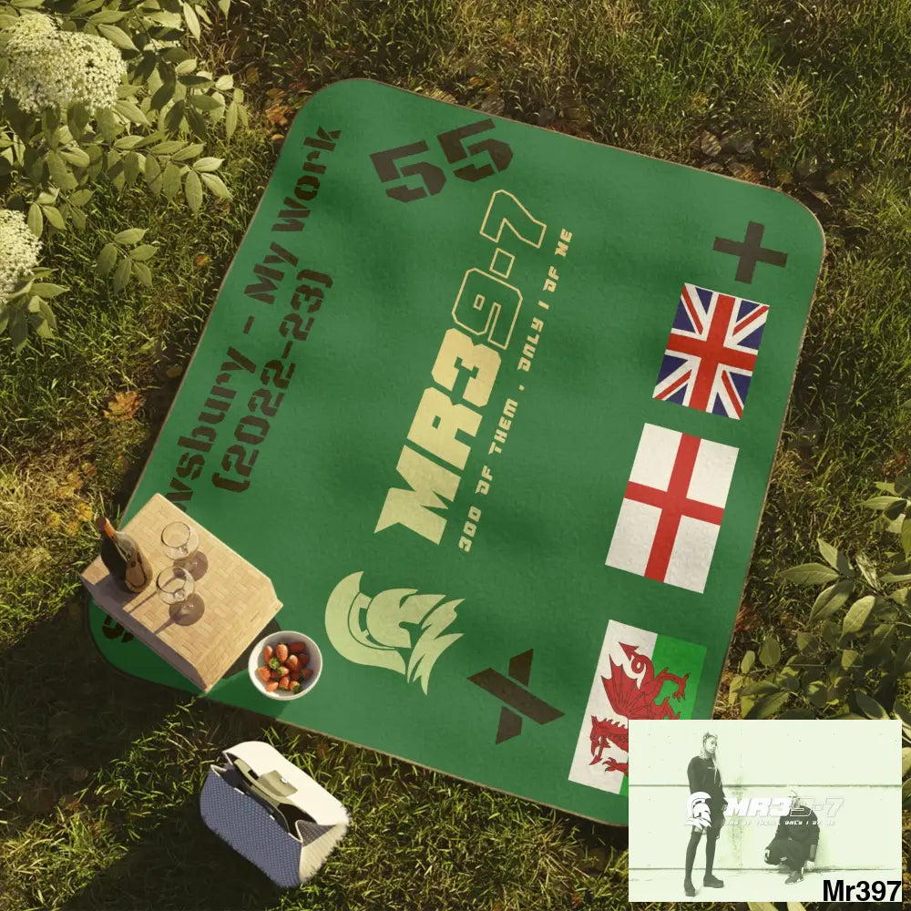 MR39 Shrewsbury Picnic Blanket 61’’ × 51’’ Home Decor