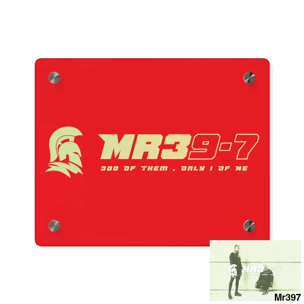 MR39 Sparta Sparta Acrylic Wall Art Panels 10″ x 8″ (Horizontal) / 0.25’’ Home Decor