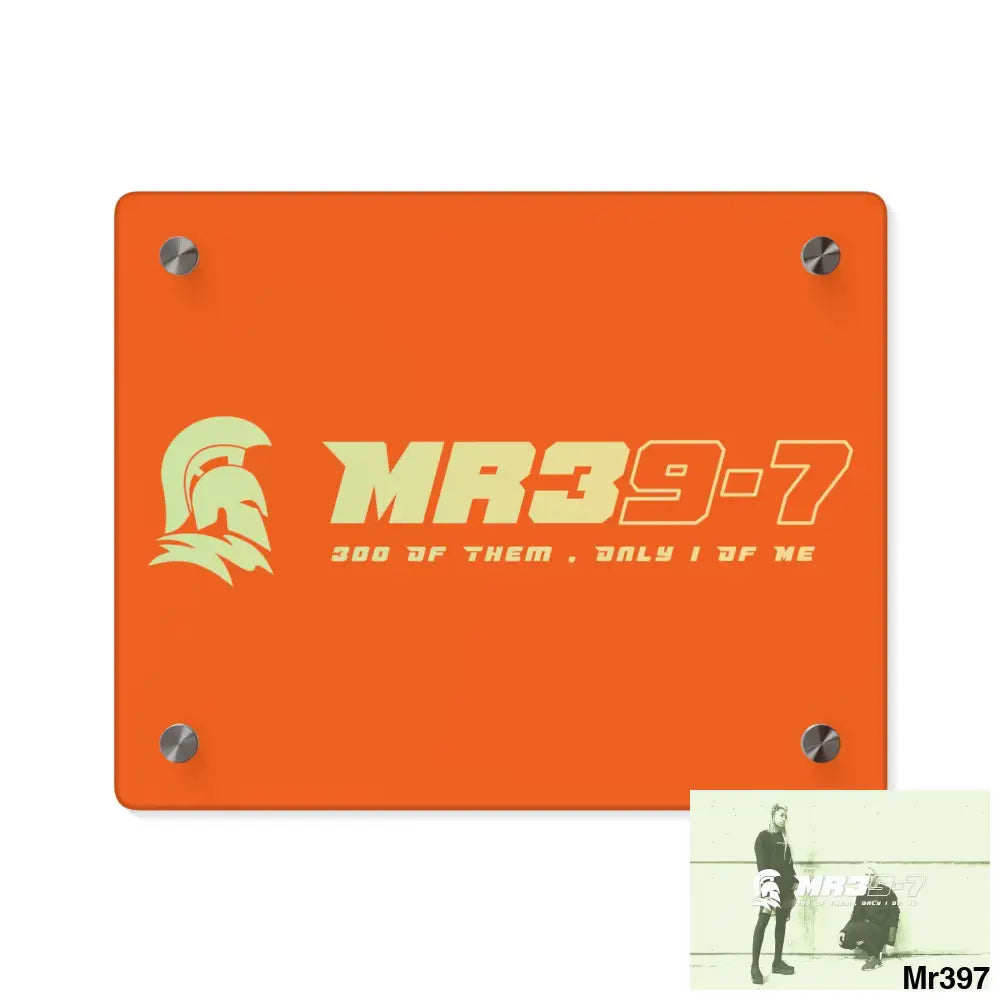 MR39 Sparta Sparta Acrylic Wall Art Panels 10″ x 8″ (Horizontal) / 0.25’’ Home Decor