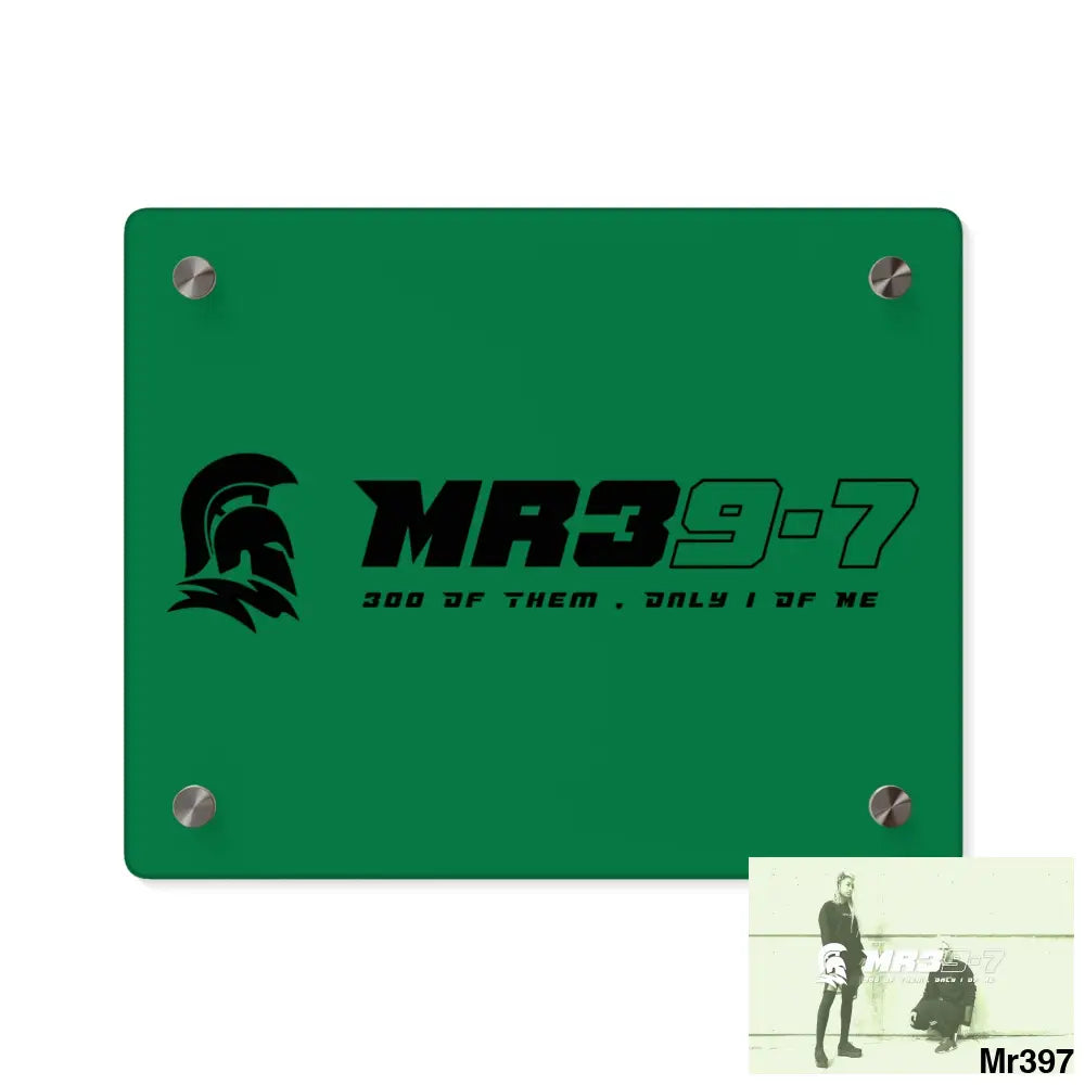 MR39 -Sparta Acrylic Wall Art Panels 10″ x 8″ (Horizontal) / 0.25’’ Home Decor