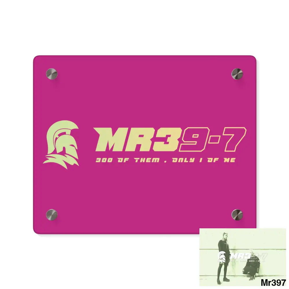 MR39 Sparta Sparta Acrylic Wall Art Panels 10″ x 8″ (Horizontal) / 0.25’’ Home Decor