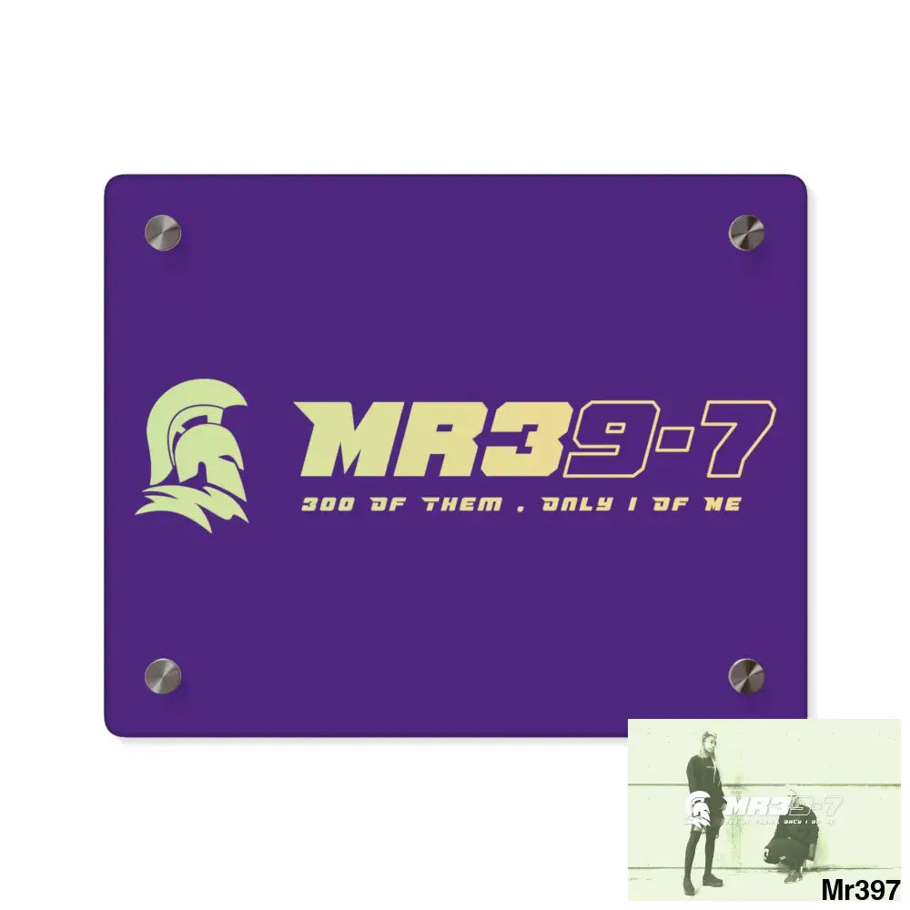 MR39 Sparta Sparta Acrylic Wall Art Panels 10″ x 8″ (Horizontal) / 0.25’’ Home Decor