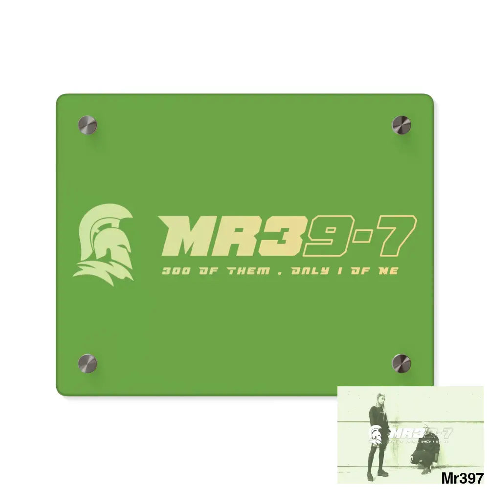 MR39 Sparta Sparta Acrylic Wall Art Panels 10″ x 8″ (Horizontal) / 0.25’’ Home Decor