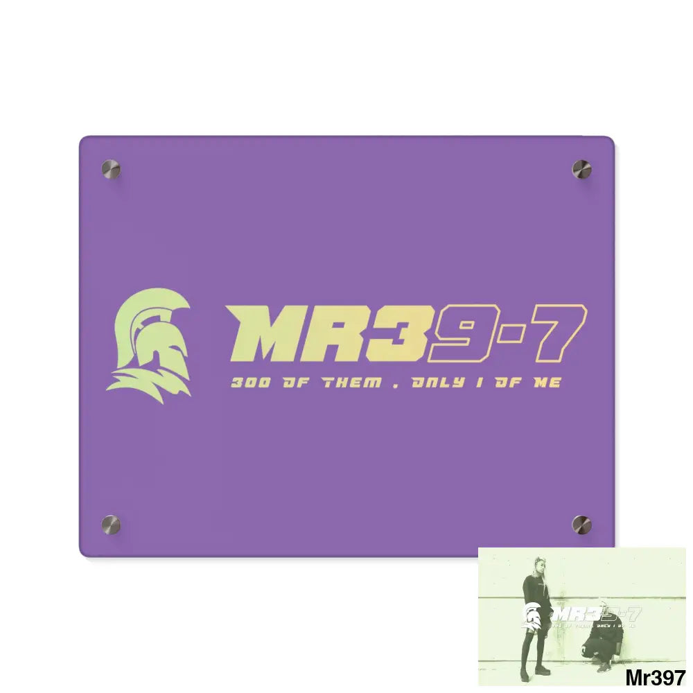 MR39 Sparta Sparta Acrylic Wall Art Panels 14″ x 11″ (Horizontal) / 0.25’’ Home Decor