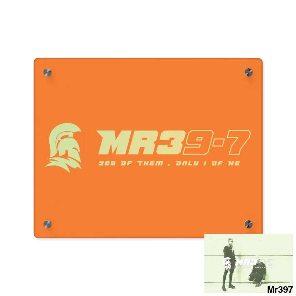 MR39 Sparta Sparta Acrylic Wall Art Panels 14″ x 11″ (Horizontal) / 0.25’’ Home Decor