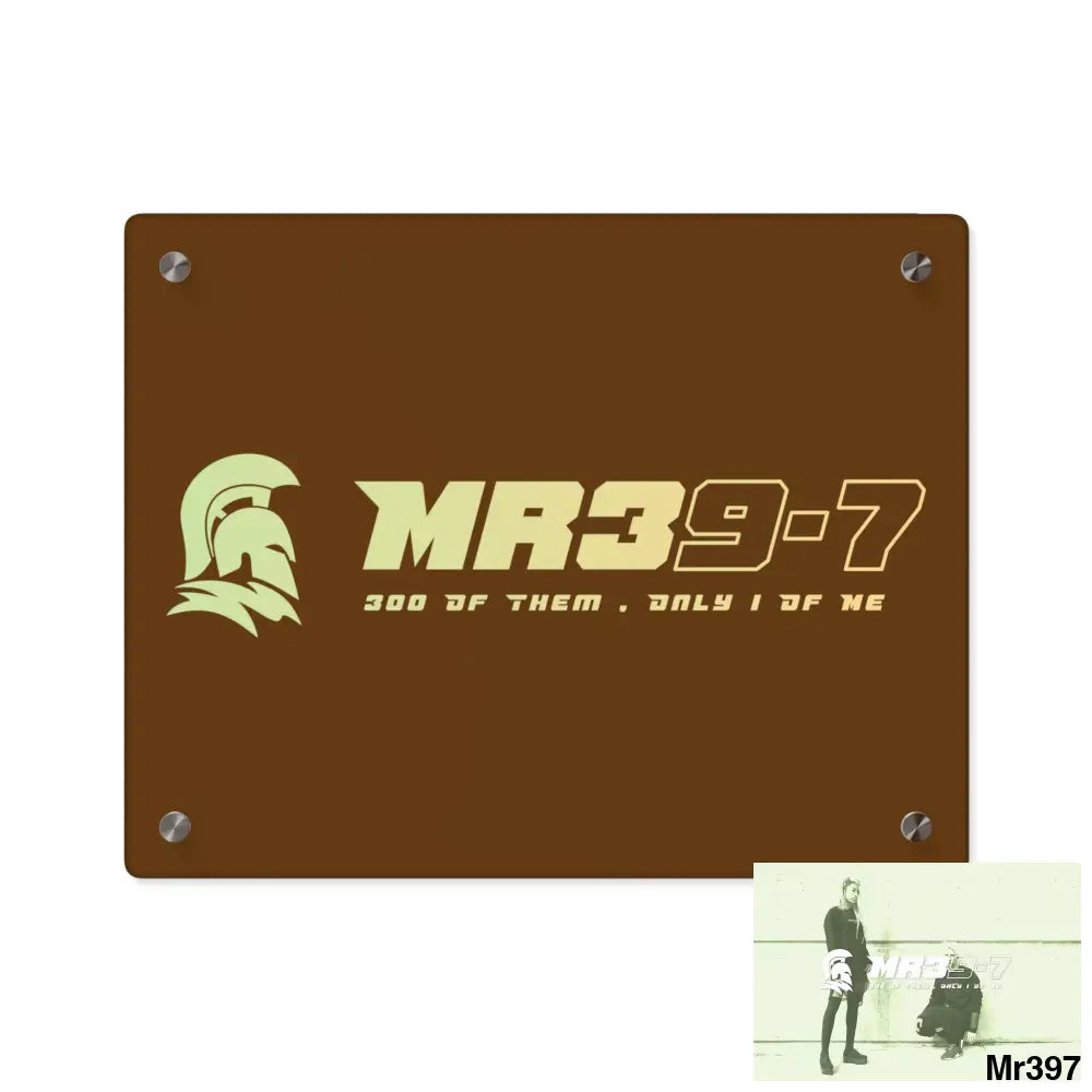 MR39 Sparta Sparta Acrylic Wall Art Panels 14″ x 11″ (Horizontal) / 0.25’’ Home Decor