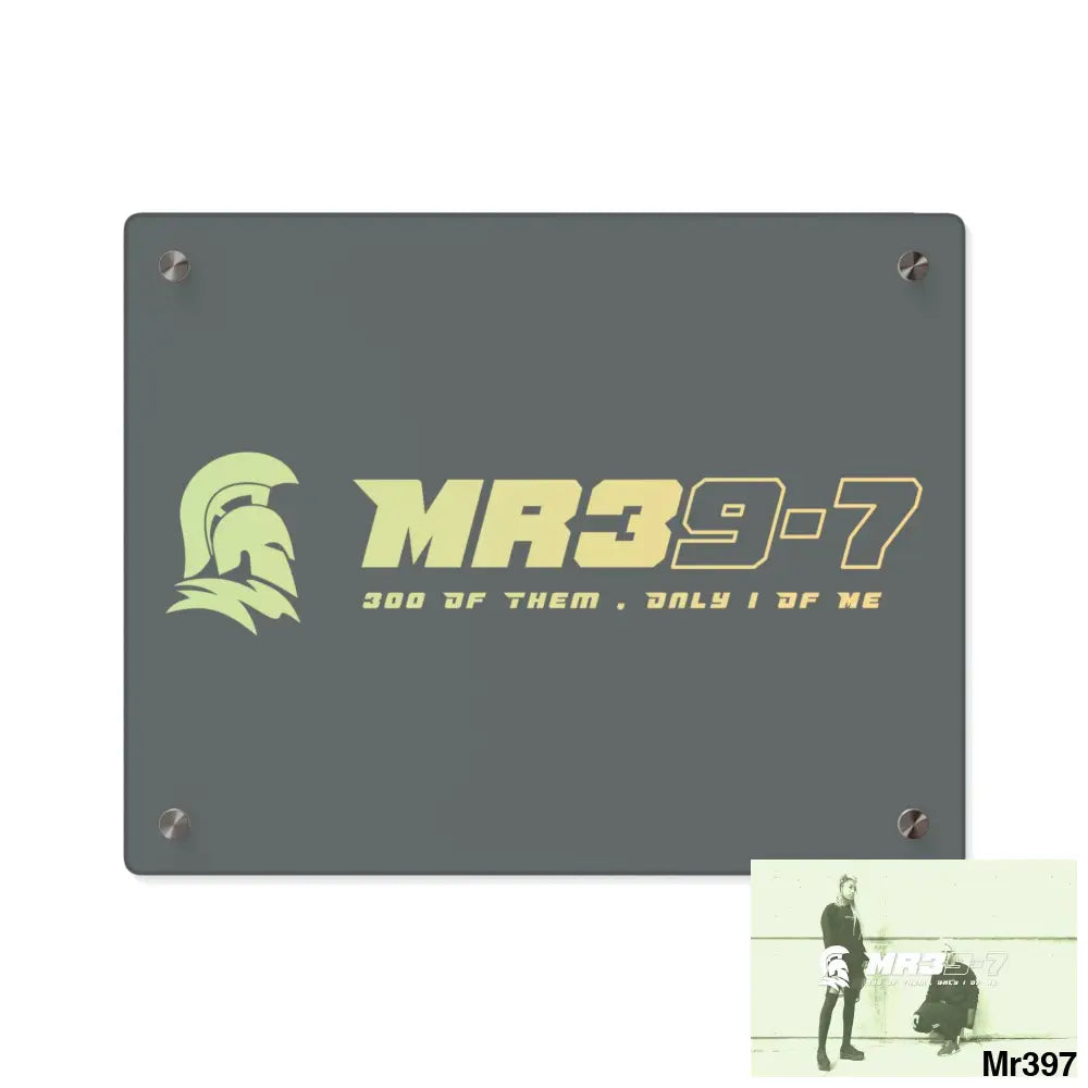 MR39 Sparta Sparta Acrylic Wall Art Panels 14″ x 11″ (Horizontal) / 0.25’’ Home Decor