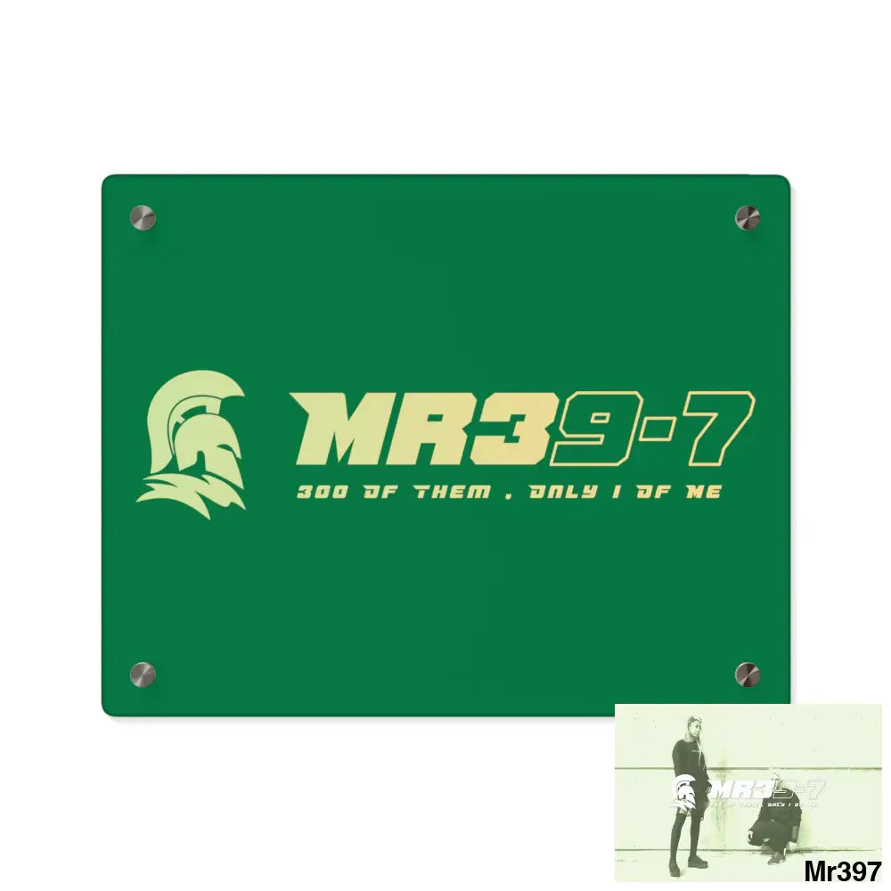 MR39 Sparta Sparta Acrylic Wall Art Panels 14″ x 11″ (Horizontal) / 0.25’’ Home Decor