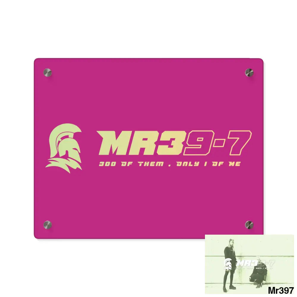 MR39 Sparta Sparta Acrylic Wall Art Panels 14″ x 11″ (Horizontal) / 0.25’’ Home Decor